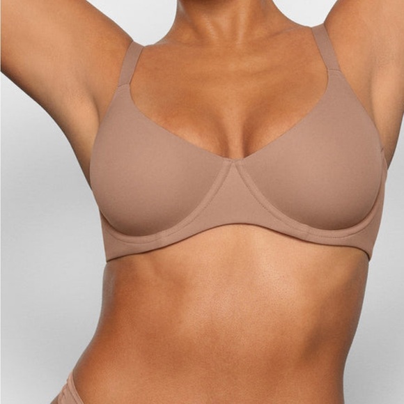 Skims NWOT Unlined Demi Bra (in Sienna) - Picture 3 of 7
